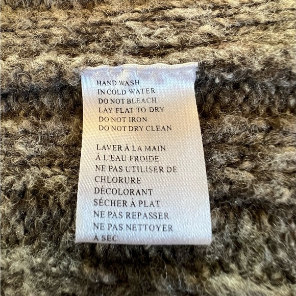 Kenzie Fair Isle Toggle Wool Blend Cardigan Small Cozy Cabin Knit - Picture 10 of 11